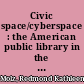 Civic space/cyberspace : the American public library in the information age /