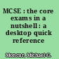 MCSE : the core exams in a nutshell : a desktop quick reference /