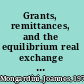 Grants, remittances, and the equilibrium real exchange rate in Sub-Saharan African countries
