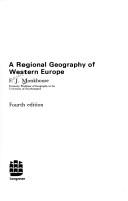 A regional geography of Western Europe /