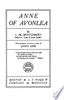 Anne of Avonlea /