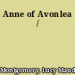 Anne of Avonlea /