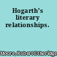 Hogarth's literary relationships.