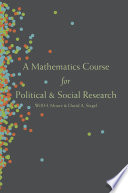 A mathematics course for political and social research