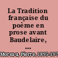 La Tradition française du poème en prose avant Baudelaire, suivi de Anti-roman et poème en prose