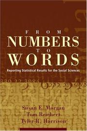 From numbers to words : reporting statistical results for the social sciences /