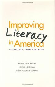 Improving literacy in America : guidelines from research /