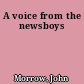 A voice from the newsboys