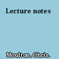 Lecture notes