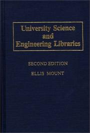 University science and engineering libraries /