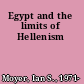 Egypt and the limits of Hellenism