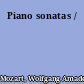 Piano sonatas /