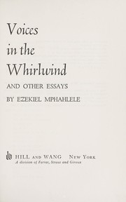 Voices in the whirlwind, and other essays