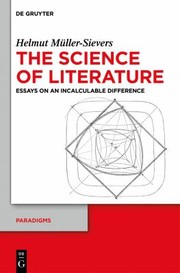 The science of literature : essays on an incalculable difference /