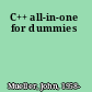 C++ all-in-one for dummies