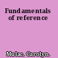 Fundamentals of reference