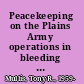 Peacekeeping on the Plains Army operations in bleeding Kansas /