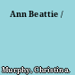 Ann Beattie /