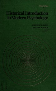 Historical introduction to modern psychology /