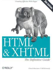 HTML and XHTML, the definitive guide /