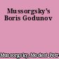 Mussorgsky's Boris Godunov