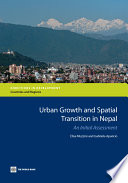 Urban growth and spatial transition : an initial assessment /