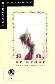 Ada, or, Ardor: a family chronicle /