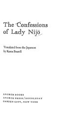 The confessions of Lady Nijō /