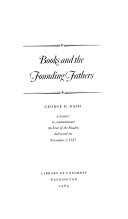 Books and the founding fathers /