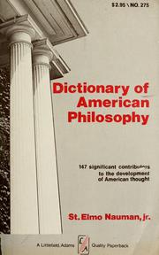 Dictionary of American philosophy.