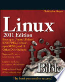 Linux Bible boot up to Ubuntu, Fedora, KNOPPIX, Debian, openSUSE, and 13 other distributions /