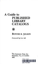 A guide to published library catalogs /