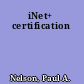 iNet+ certification