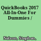 QuickBooks 2017 All-In-One For Dummies /