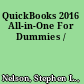 QuickBooks 2016 All-in-One For Dummies /