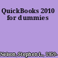 QuickBooks 2010 for dummies