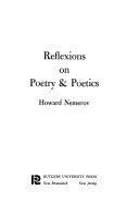 Reflexions on poetry & poetics /