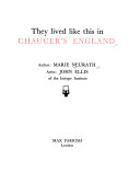 They lived like this in Chaucer's England /