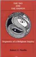 The Tao and the daimon : segments of a religious inquiry /