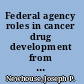 Federal agency roles in cancer drug development from preclinical research to new drug approval the National Cancer Institute and the Food and Drug Administration /