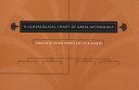 A genealogical chart of Greek mythology : comprising 3,673 named figures of Greek mythology, all related to each other within a single family of 20 generations /