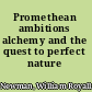 Promethean ambitions alchemy and the quest to perfect nature /