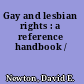 Gay and lesbian rights : a reference handbook /