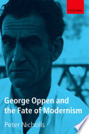 George Oppen and the fate of modernism