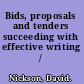Bids, proposals and tenders succeeding with effective writing /