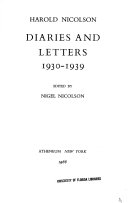 Diaries and letters /