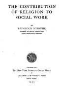 The contribution of religion to social work.