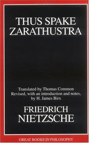 Thus spake Zarathustra /