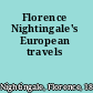 Florence Nightingale's European travels