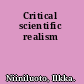 Critical scientific realism